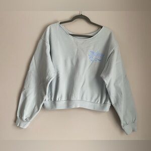 Madhappy crewneck baby blue large *flawed*